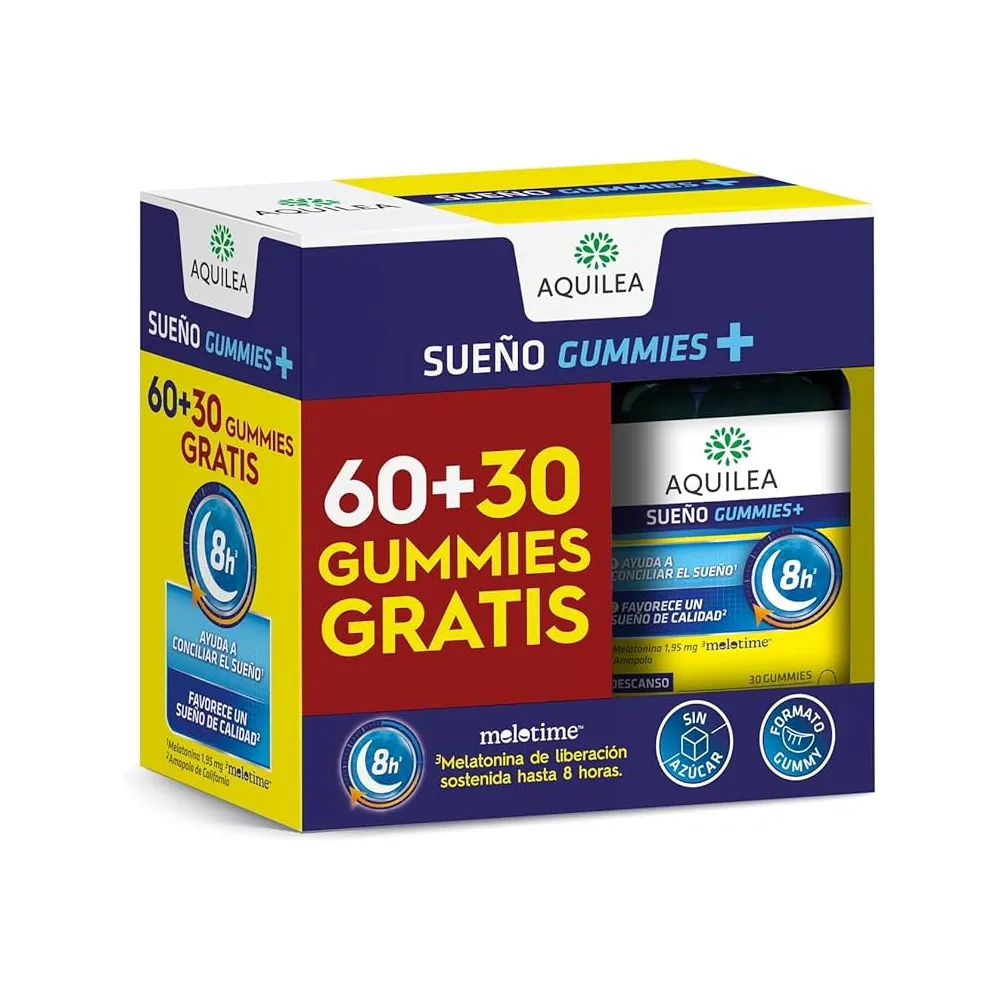 Uriach Aquilea PACK Sueño Gummies+ 60uds + 30 GRATIS