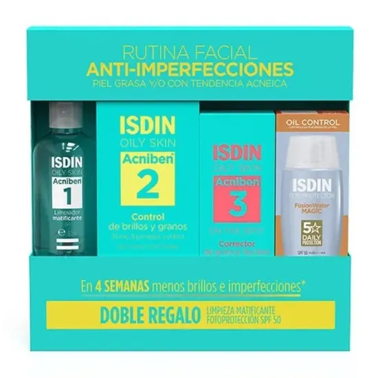 Isdin Acniben Rutina Facial Anti-Imperfecciones Doble Regalo