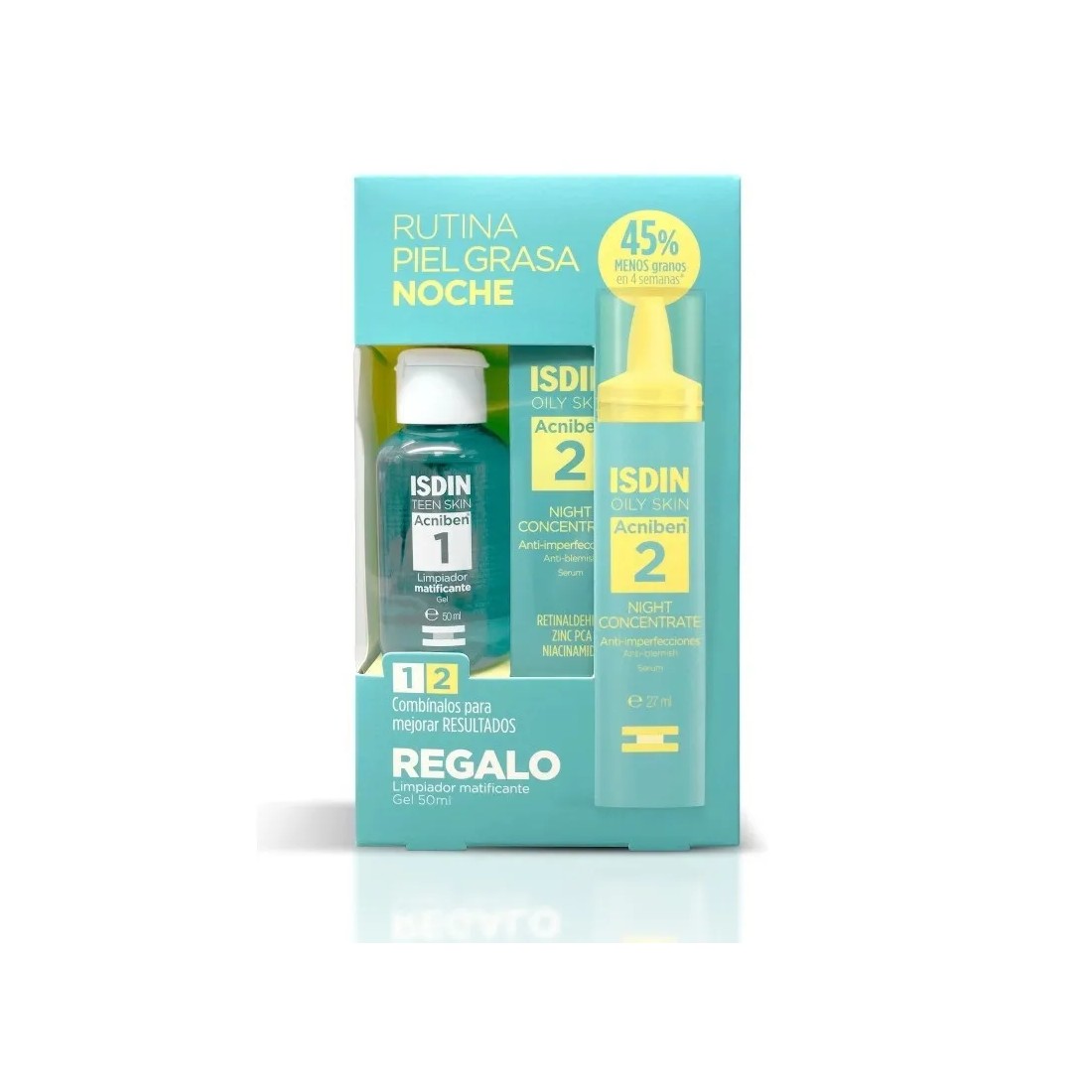 Isdin Acniben Night Concentrate Noche 27 ml *Pack Regalo con Gel*