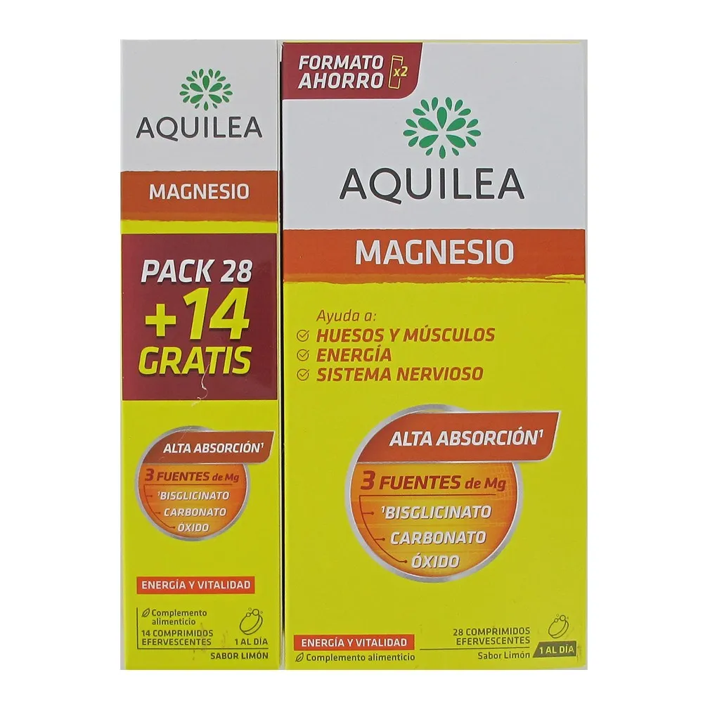 Aquilea Magnesio 28 Comprimidos Efervescentes + 14 GRATIS