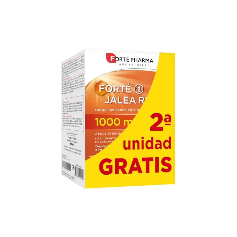 Forte Pharma Jalea Real 1000mg DUPLO 2X20 Ampollas 10 Ml