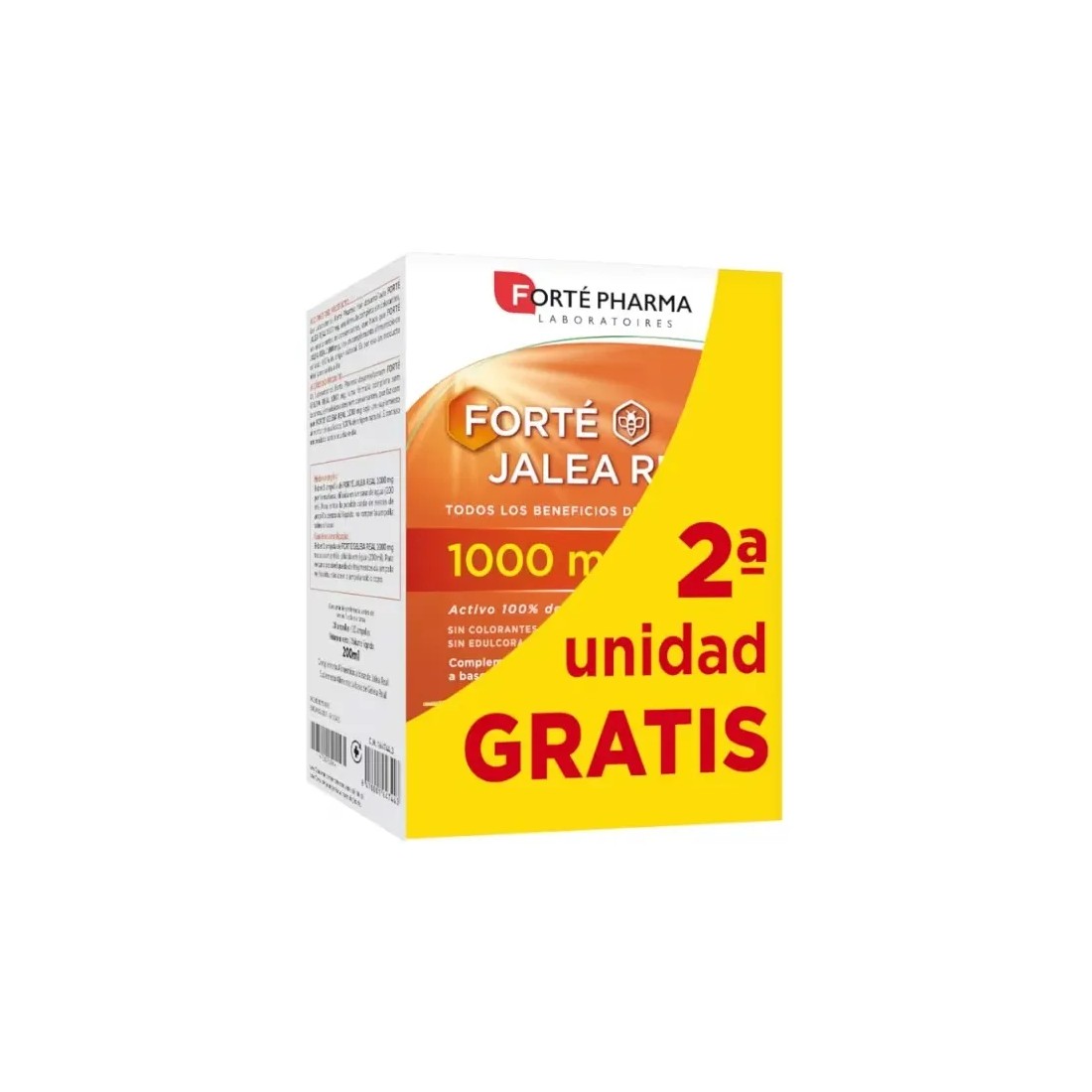 Forte Pharma Jalea Real 1000mg DUPLO 2X20 Ampollas 10 Ml