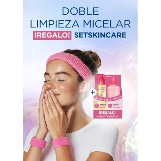 Compra Bioderma PACK Rutina Belleza Sensibio Aceite Micelar Limpiador 150 Ml + Sensibio Gel Moussant 200 Ml + REGALO Set al mejo