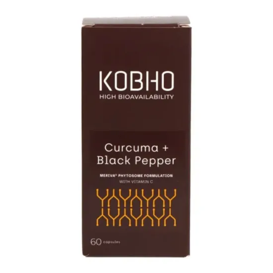 Kobho Cúrcuma + Black Pepper 60 Cápsulas