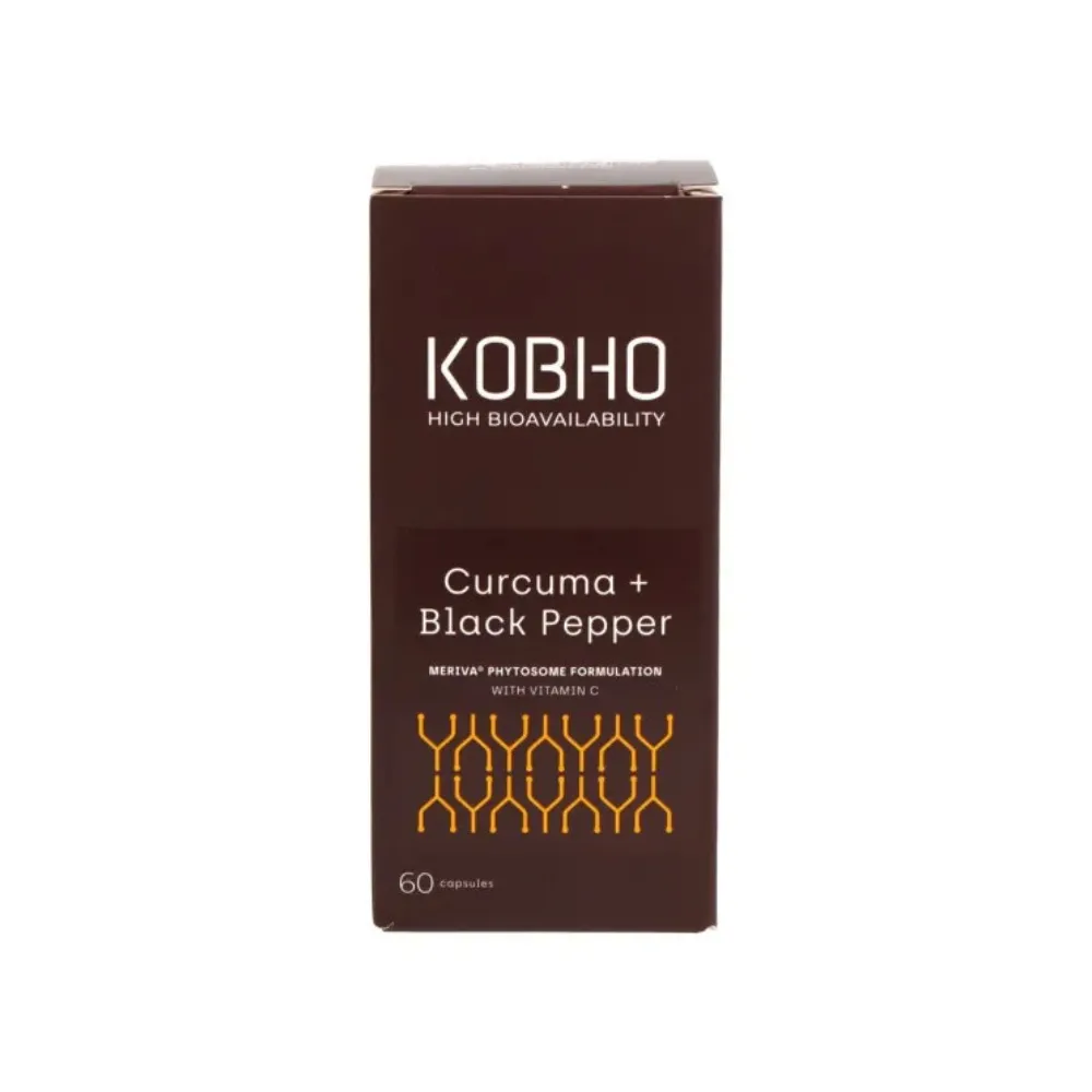 Kobho Cúrcuma + Black Pepper 60 Cápsulas
