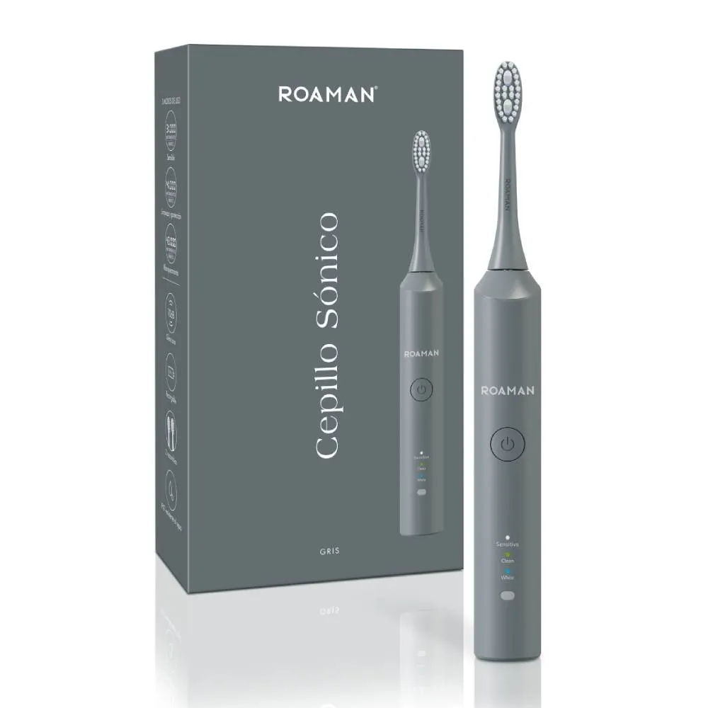 Roaman Cepillo Dental Sónico T3S Gris | Comprar Online al Mejor Precio