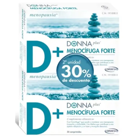 DonnaPlus Menocífuga Forte Duplo 2x30 Comprimidos | Comprar al Mejor Precio