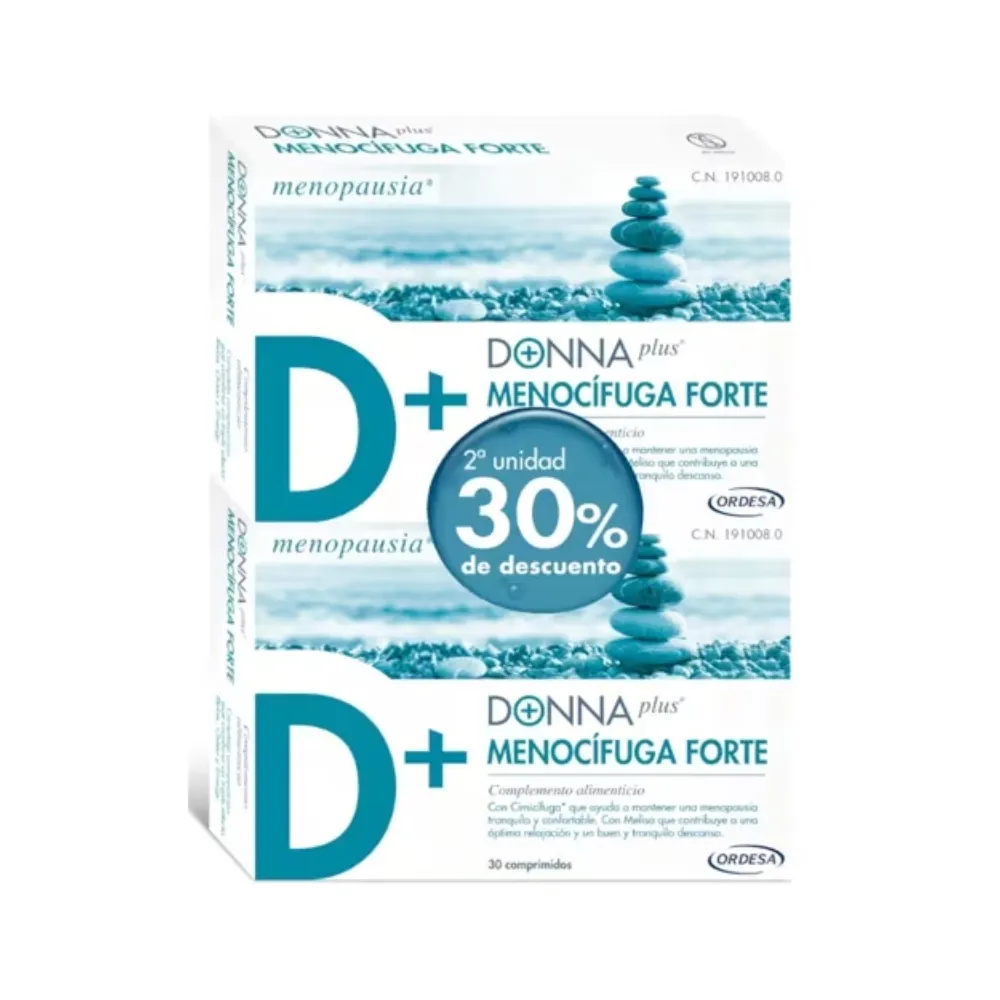 DonnaPlus Menocífuga Forte Duplo 2x30 Comprimidos | Comprar al Mejor Precio