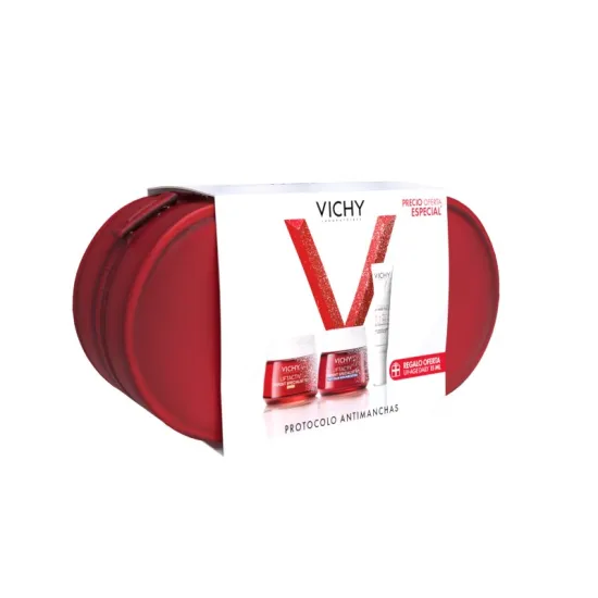 Vichy PACK REGALO Neceser Protocolo Antimanchas Liftactiv B3 Día + Noche + UV-Age Daily SPF50+