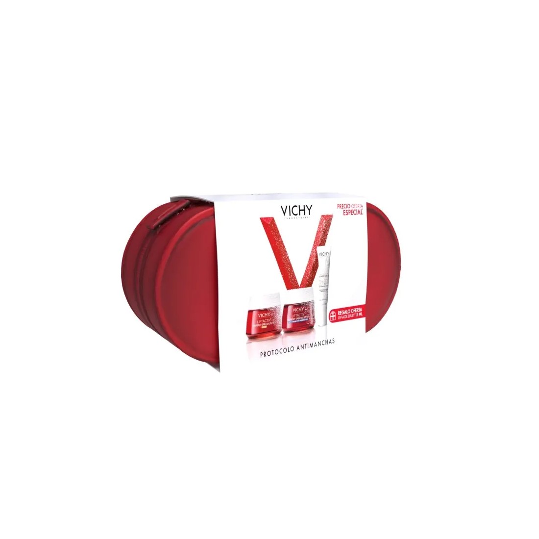 Vichy PACK REGALO Neceser Protocolo Antimanchas Liftactiv B3 Día + Noche + UV-Age Daily SPF50+