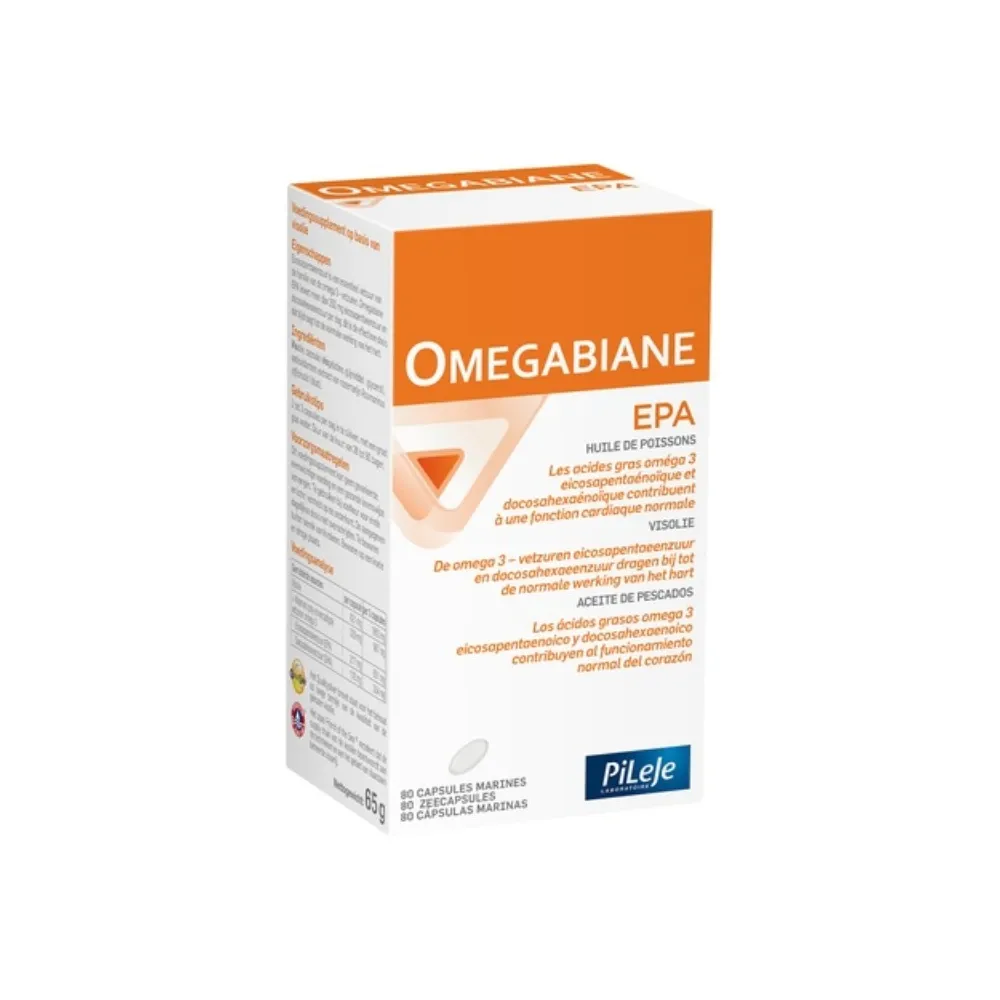 Pileje Omegabiane EPA 80 Cápsulas