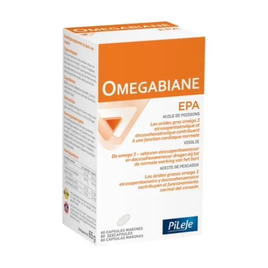 Pileje Omegabiane EPA 80 Cápsulas