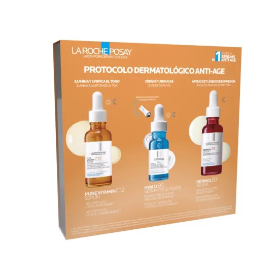 Cofre La Roche Posay Serum Pure Vitamin C12 Pack Regalo reverso