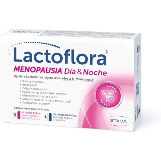Lactoflora Menopausia Día & Noche 30 cáps | Comprar al mejor precio