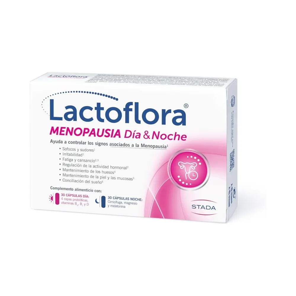 Lactoflora Menopausia Día & Noche 30 cáps | Comprar al mejor precio