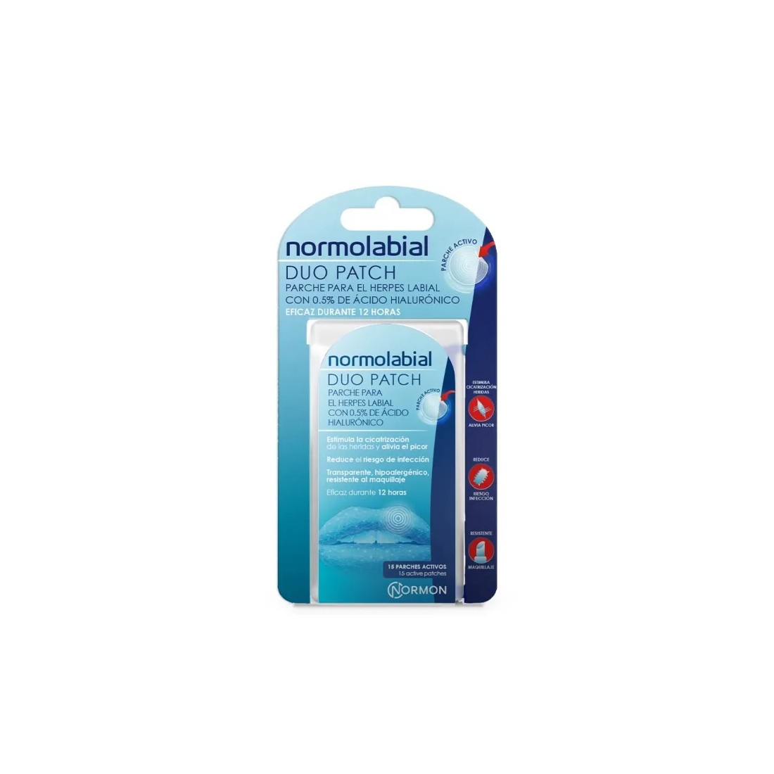 Normolabial Duo Patch 15 uds herpes labial | Comprar al mejor precio