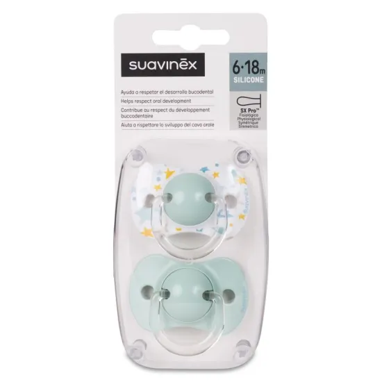 Compra Suavinex Chupete Silicona 6-18 Meses al mejor precio | Más Parafarmacia