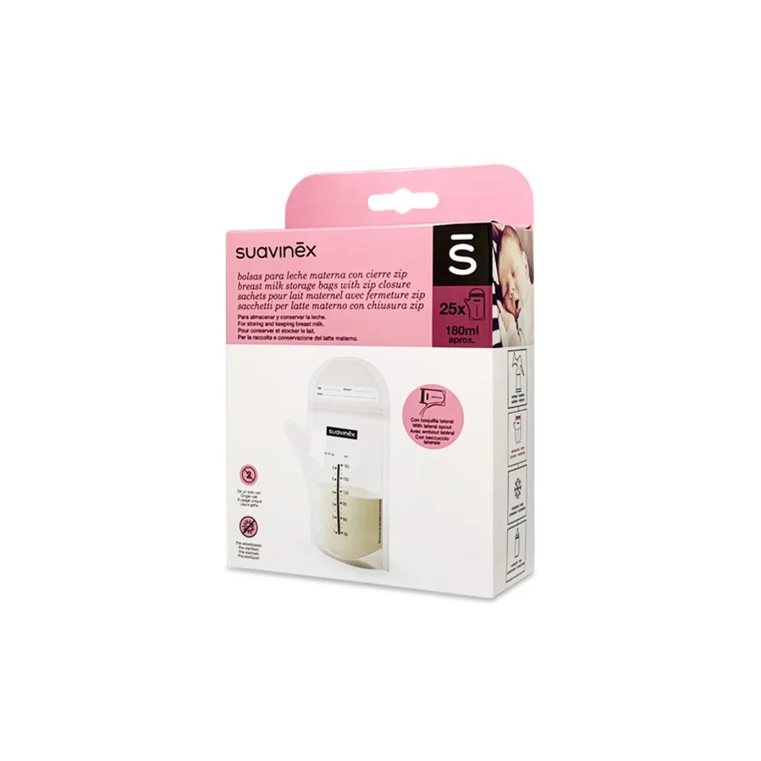 Suavinex Bolsas para Leche Materna 25 uds