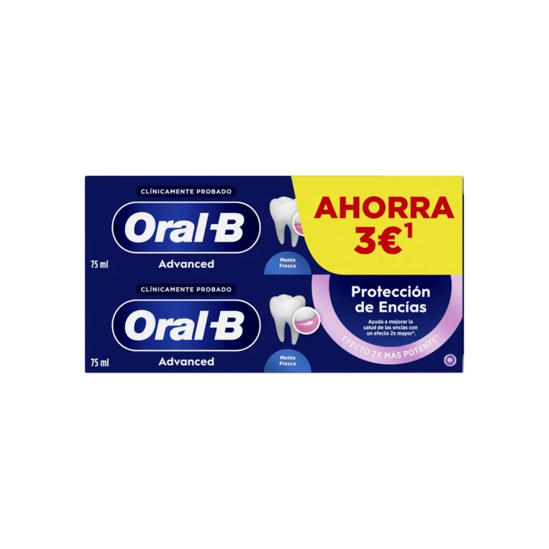Oral-B Encias y Esmalte Repair PACK AHORRO 2 X 75 Ml