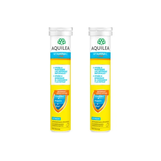 Aquilea Vitamina C + Zinc 28 comprimidos efervescentes PRESENTACIÓN