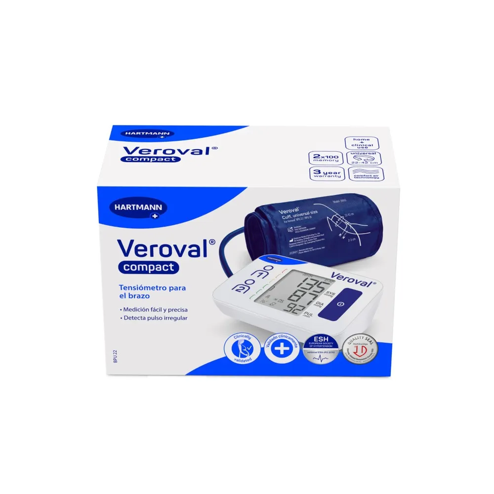 Hartmann Veroval Compact Tensiómetro de Brazo