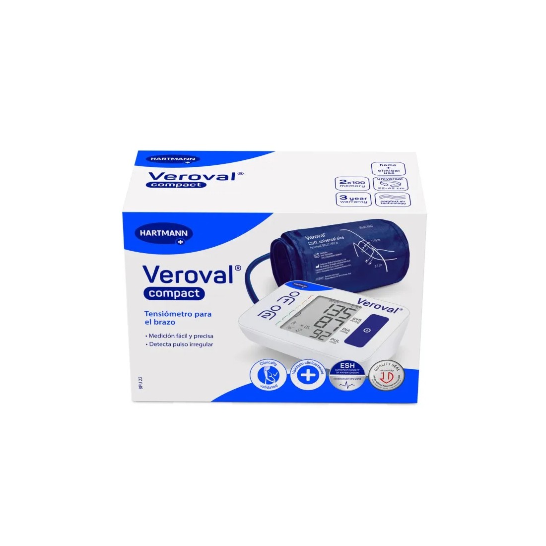 Hartmann Veroval Compact Tensiómetro de Brazo