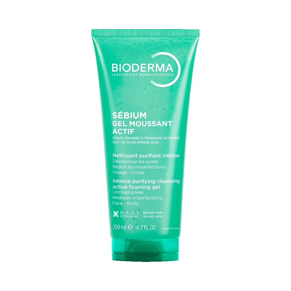 Bioderma Sebium Gel Moussant Actif 200Ml