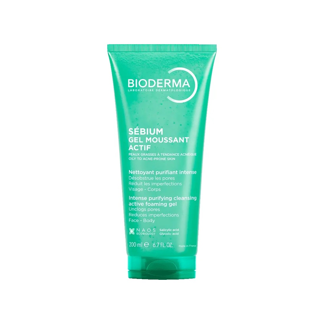 Bioderma Sebium Gel Moussant Actif 200Ml