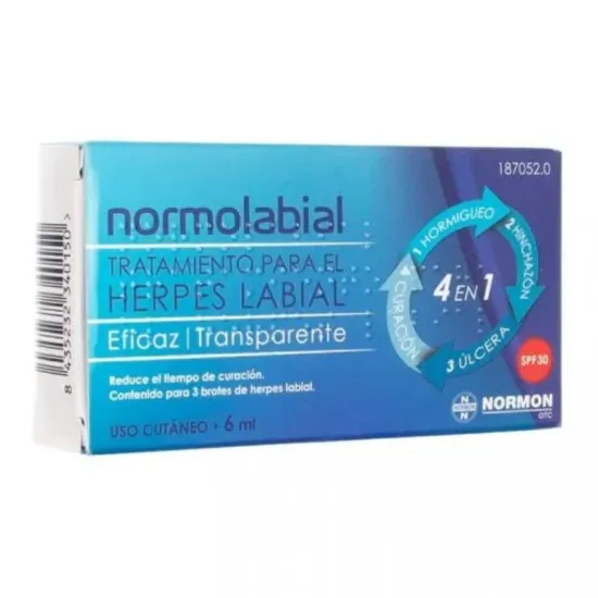Normolabial Tratamiento 6 ml herpes labial | Comprar al mejor precio