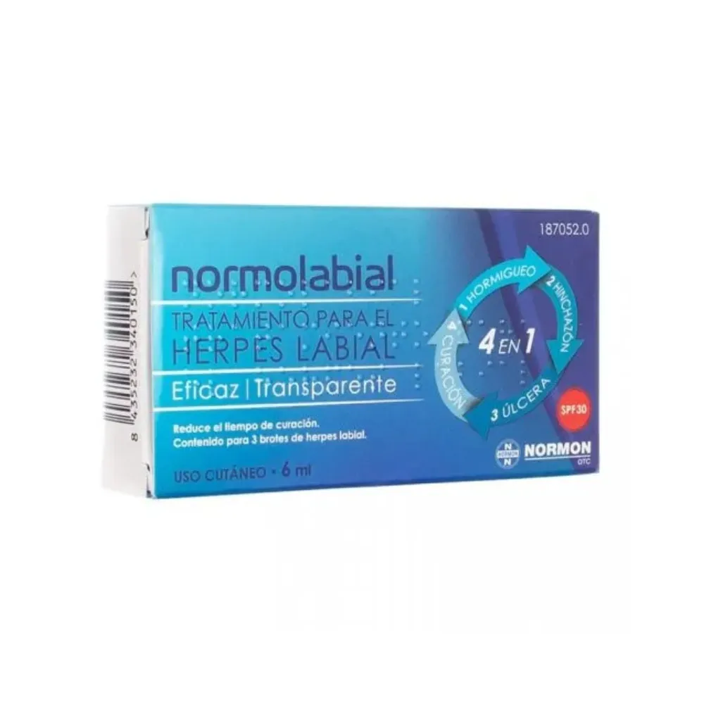 Normolabial Tratamiento 6 ml herpes labial | Comprar al mejor precio