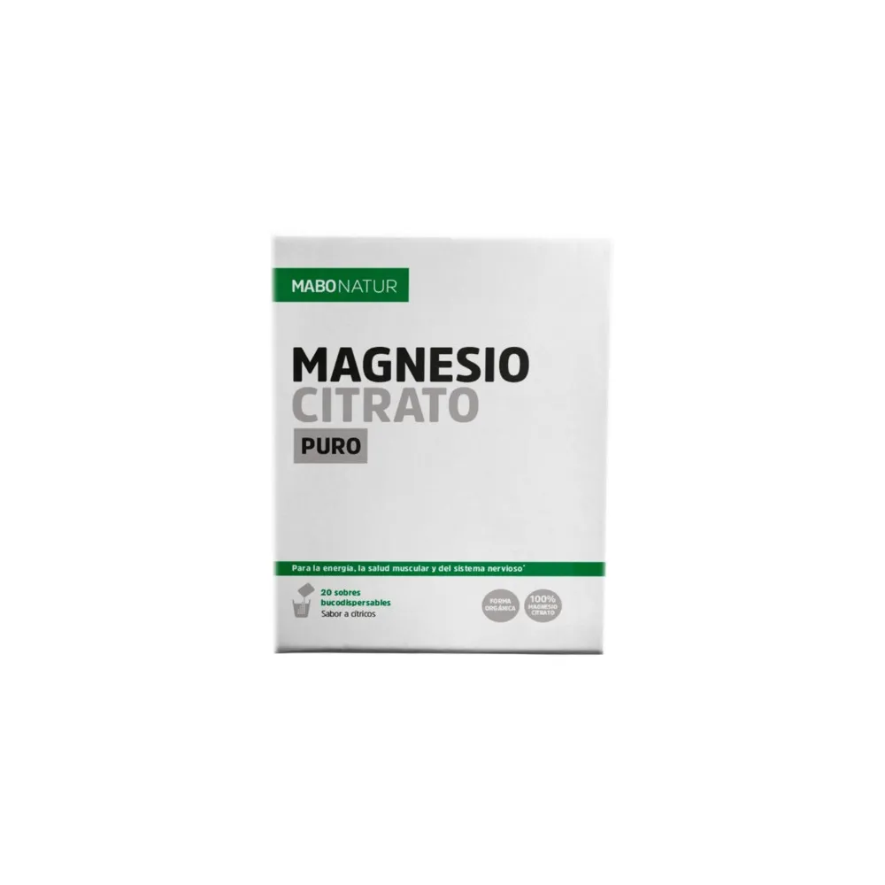 Mabo Magnesio Citrato Puro 20 sobres