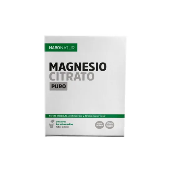 Mabo Magnesio Citrato Puro 20 sobres
