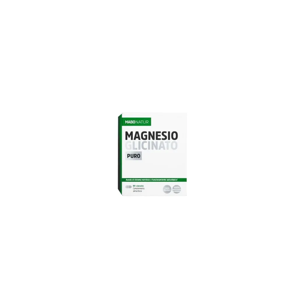 Mabo Magnesio Glicinato Puro 80 cápsulas
