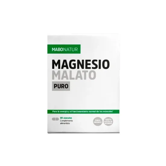 Mabo Magnesio Malato Puro 80 cápsulas | Comprar al mejor precio