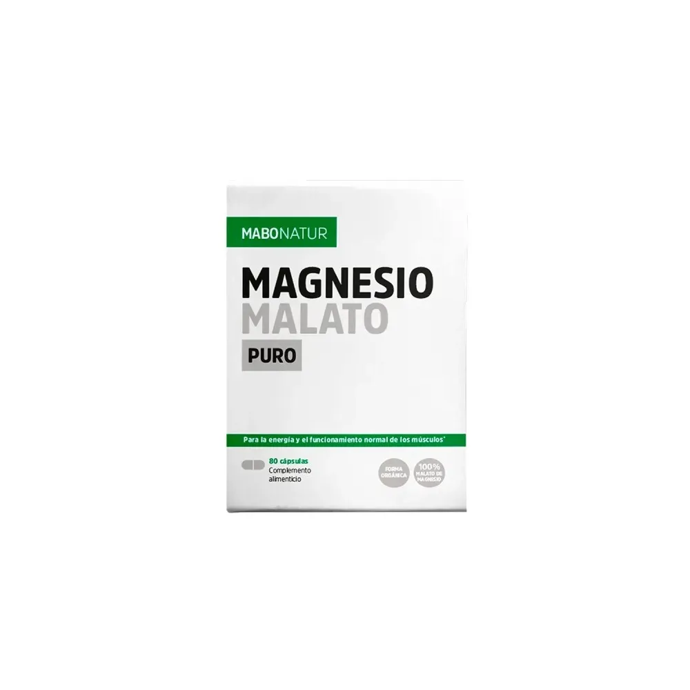 Mabo Magnesio Malato Puro 80 cápsulas | Comprar al mejor precio