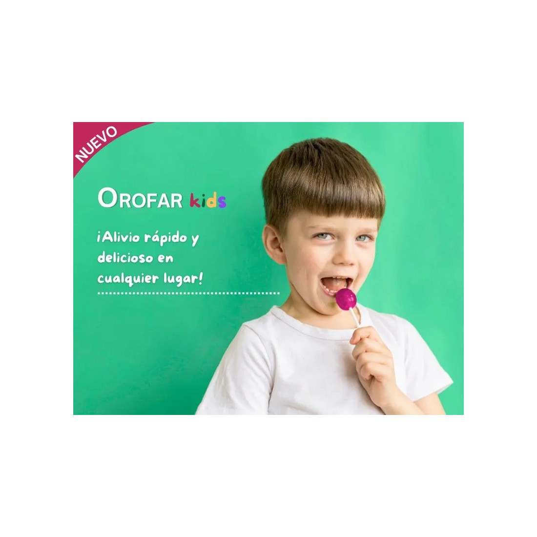 Orofar Kids Piruleta Garganta Sabor Frambuesa 10 g como tomar