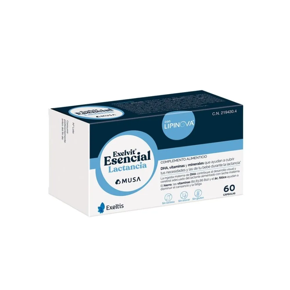 Exelvit Esencial Lactancia 60 Cápsulas