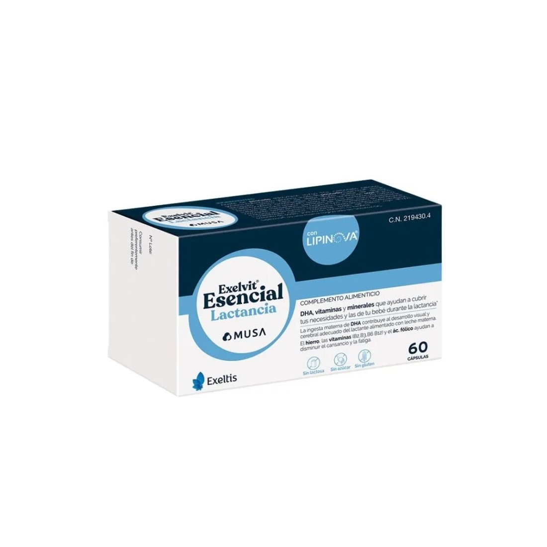 Exelvit Esencial Lactancia 60 Cápsulas