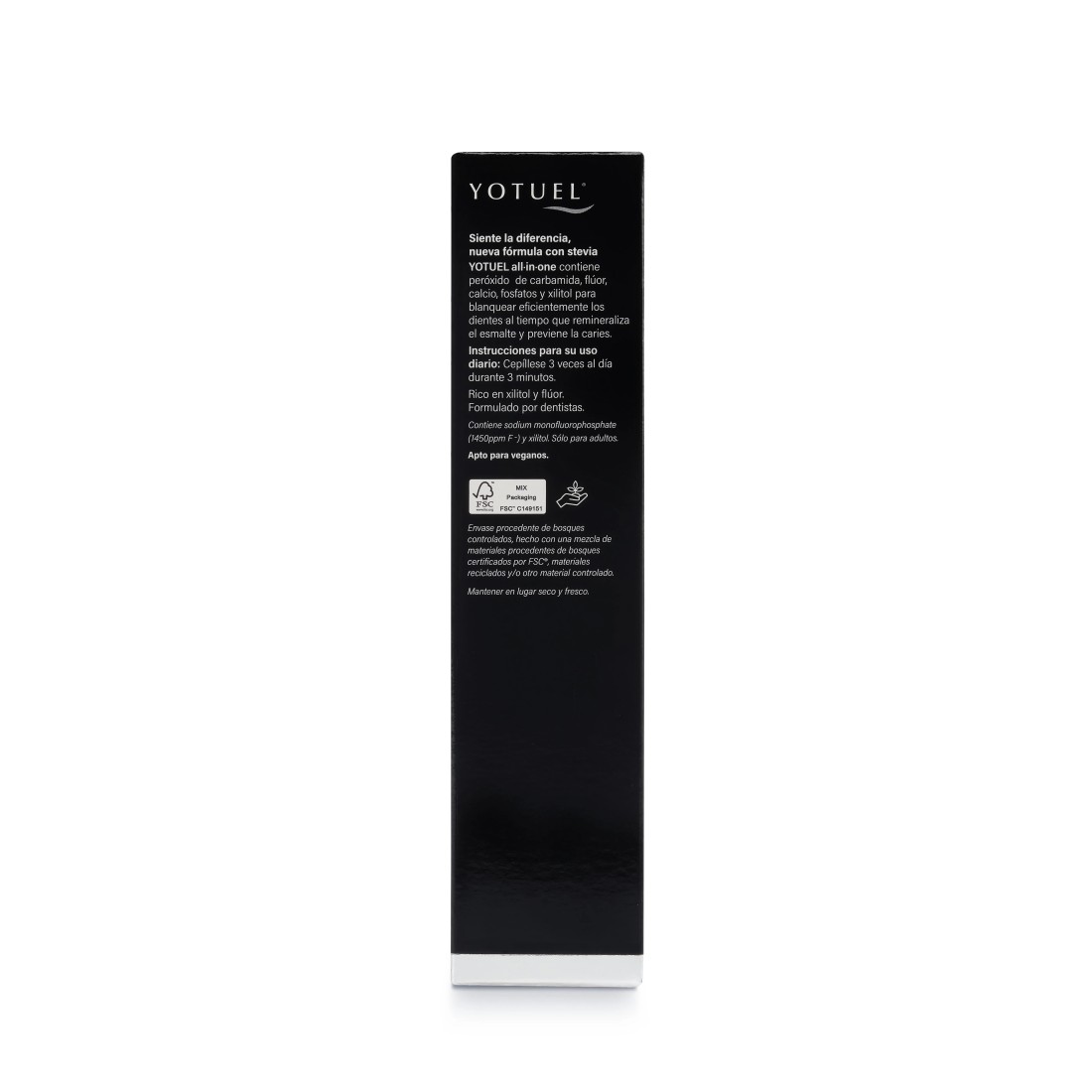 YOTUEL All in One Wintergreen Dentífrico 75 ml lateral