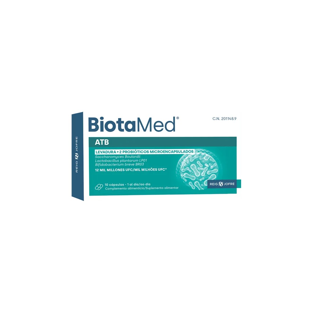 Compra Forte Pharma Fortebiotic+ ATB 10 Cápsulas al mejor precio | Más Parafarmacia