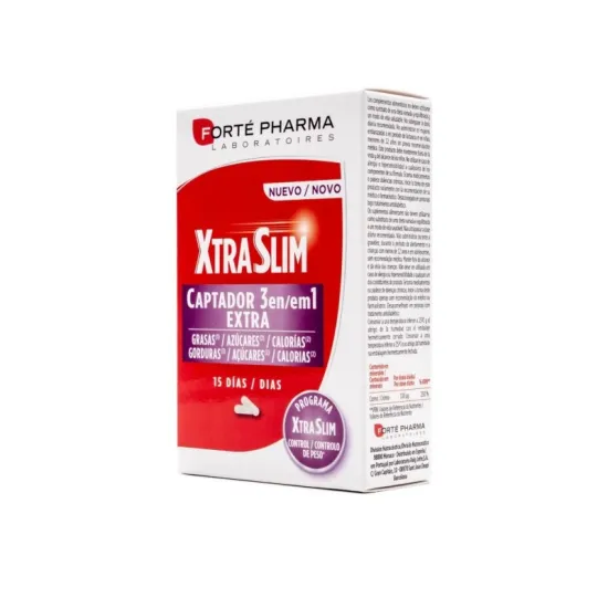 Xtraslim Captador 3 en 1 60 Cápsulas