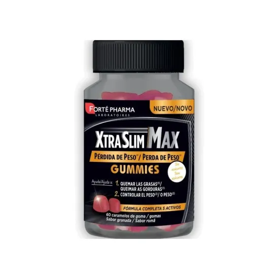 Xtraslim Max Gummies 60 Caramelos | Quemagrasas Natural