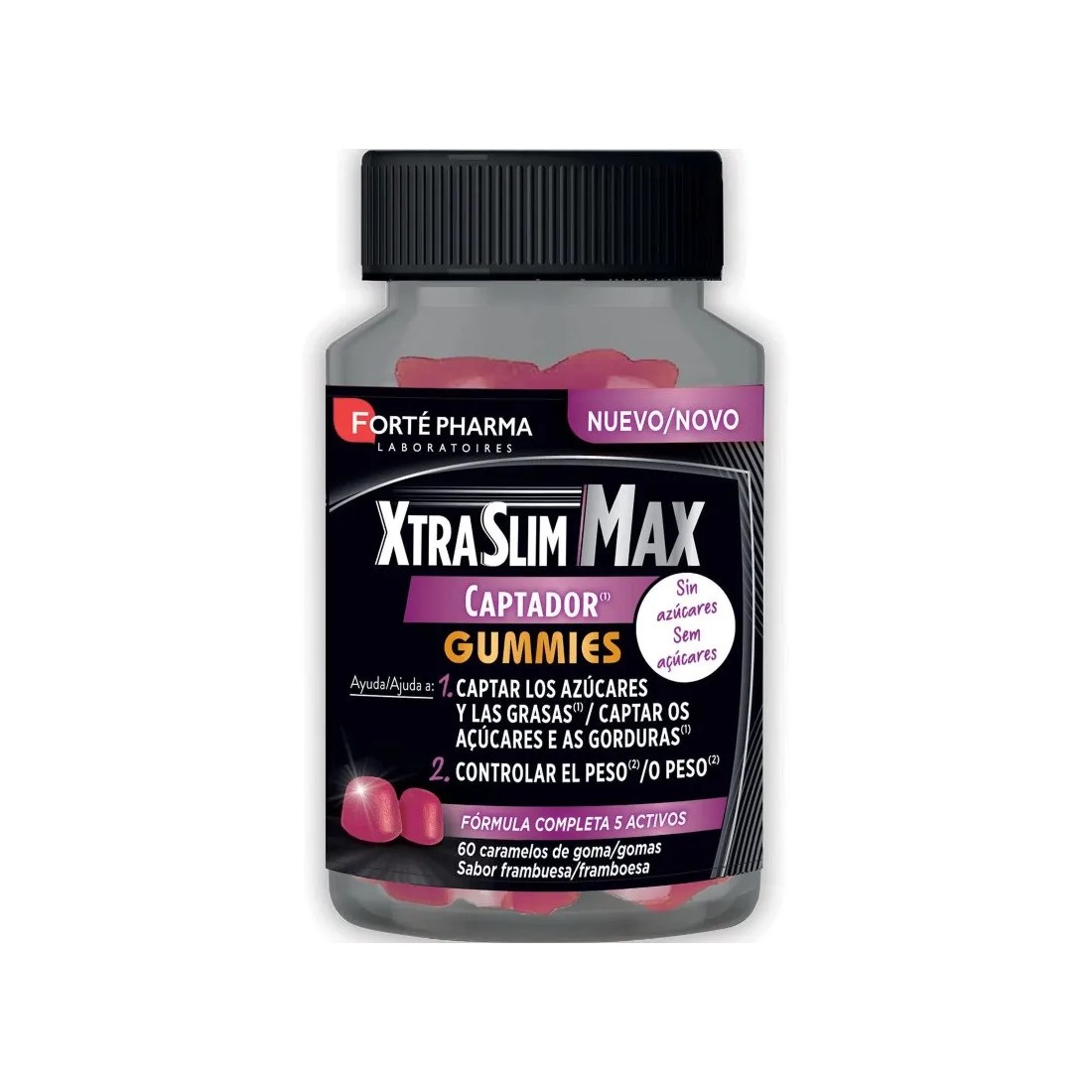 Xtraslim Max Captador Gummies 60 Caramelos de Goma