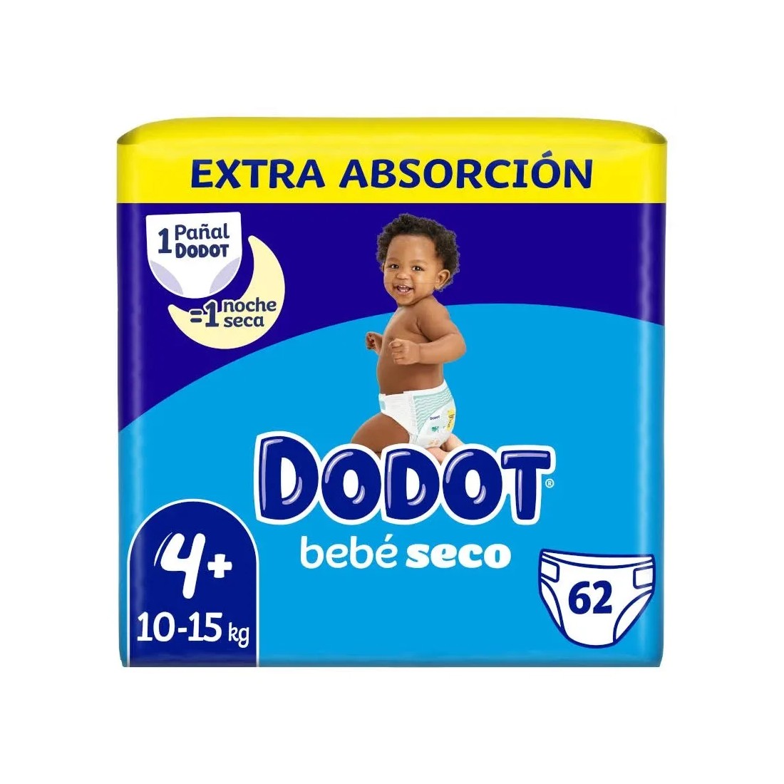 Dodot Bebé Seco Pañal Talla 4 62uds