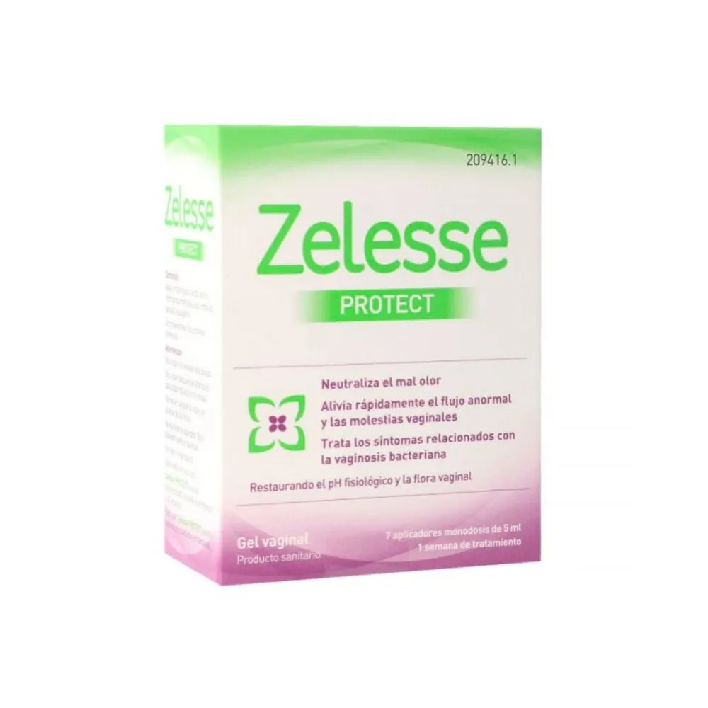 Zelesse Protect Gel Vaginal 7uds | Hidratación y Protección Íntima
