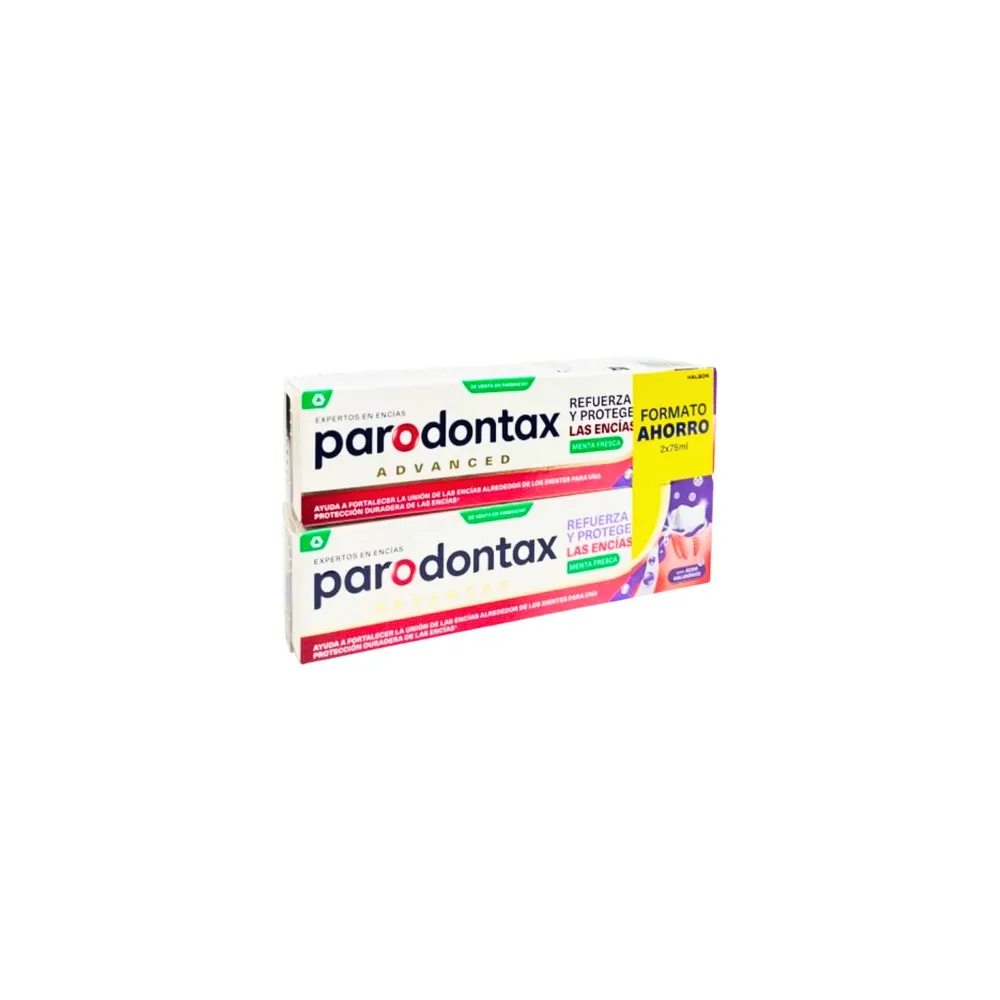 Parodontax Refuerza y Protege Menta Fresca DUPLO 2x75ml
