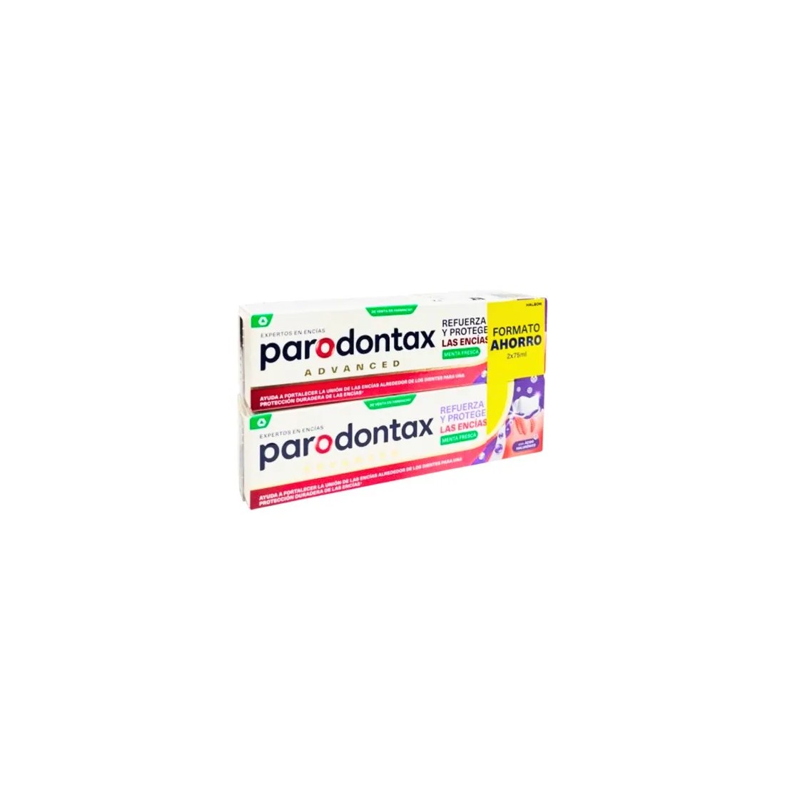 Parodontax Refuerza y Protege Menta Fresca DUPLO 2x75ml