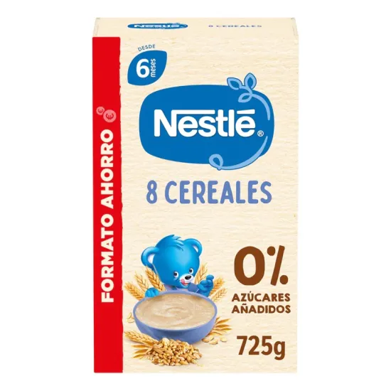 Nestle Papilla 8 Cereales +6M 725 Gramos