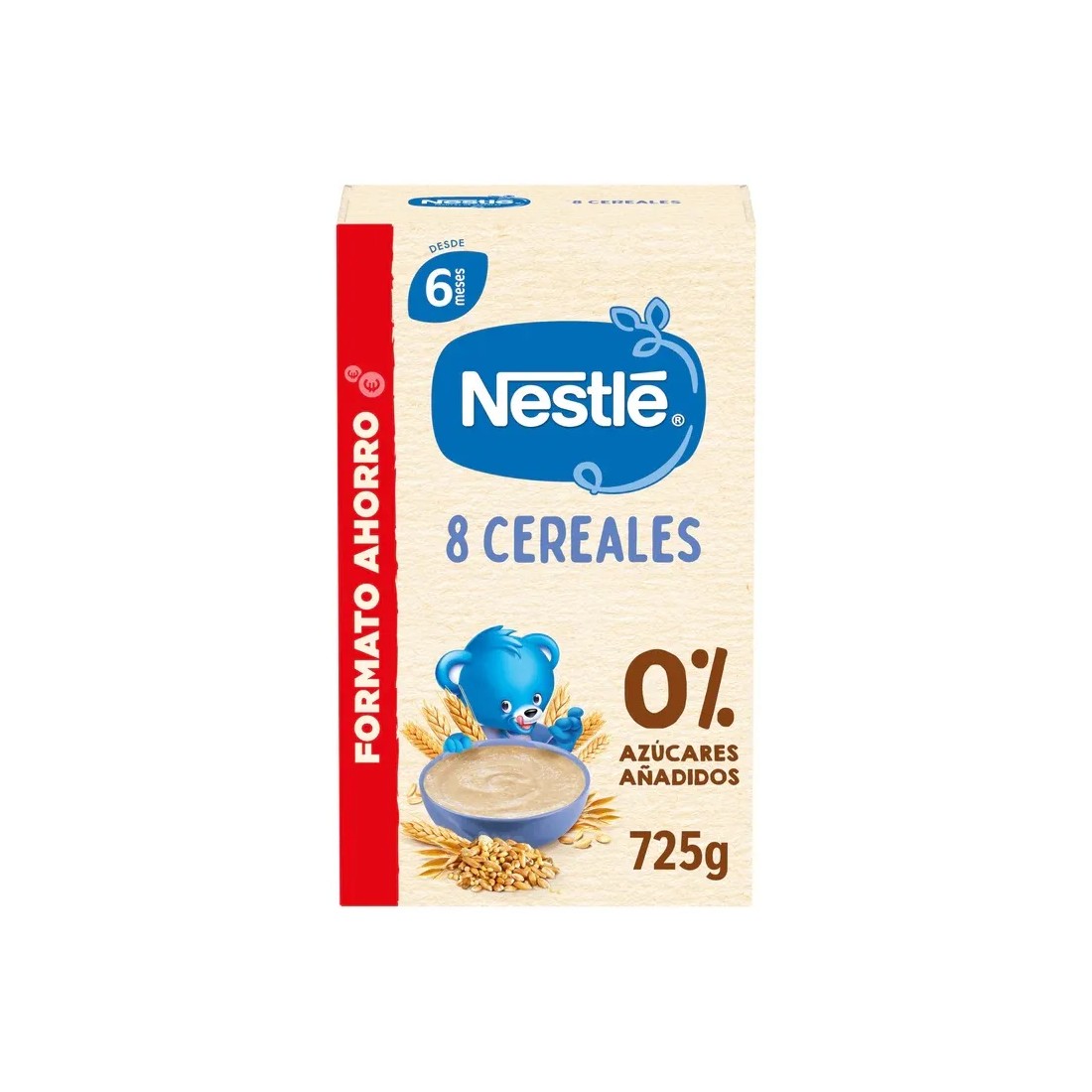 Nestle Papilla 8 Cereales +6M 725 Gramos