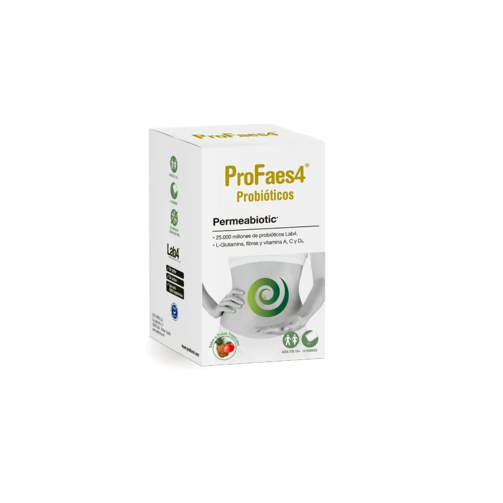 ProFaes4 Probióticos Permeabiotics 14 Sobres